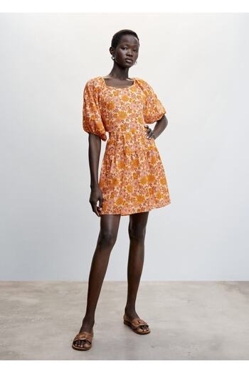 MANGO Woman Floral Dress