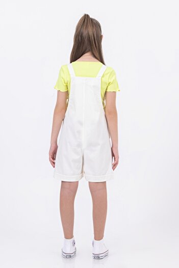 DMB BOYS & GIRLS Girl's Jumpsuit with Cotton Gabardine Shorts
