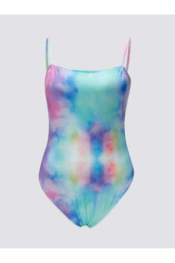 LC Waikiki LCW DREAM U Yaka Batik Askılı Kadın Mayo
