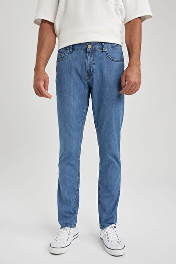 DeFacto Sergio Regular Fit Regular Fit Regular Waist Tube Leg Jean Trousers A9153ax23hs