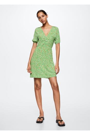 MANGO Woman Floral Φόρεμα