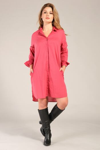 Giyim Dünyası Women's Tunic Shirt Red