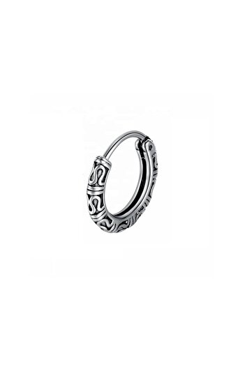 Viking Unisex Vintage Earrings - Thin Design, Tribal Pattern, Aztec 316L Stainless Steel