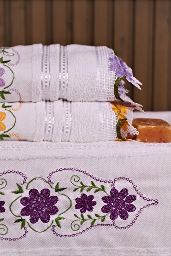 Pidora Textil 3-шаровий рушник для весільного набору 50*90 для рук і обличчя