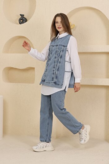 İKLİM LİFE EYELEY DENIM TRIPLE SUIT