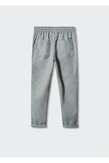 MANGO Kids Green Pants for Kids