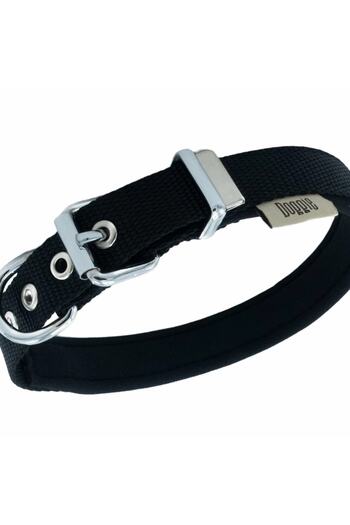 SAVEX Doggie Comfort Woven Bone Collar Black 2.0*35-40 cm (Dsbt-2062 m)