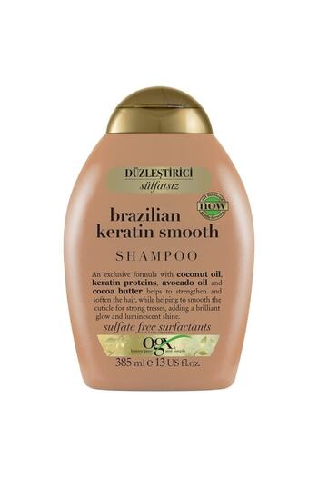OGX Coconut oil, keratin proteins Brazilian Keratin Straightening Shampoo 385ml