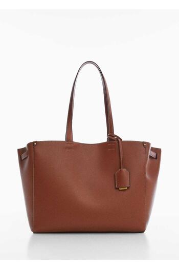MANGO Woman Shopper-Tasche mit Doppelgriff