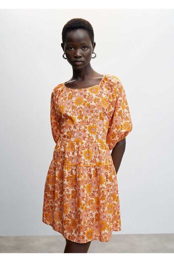 MANGO Woman Floral Dress