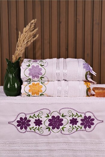 Pidora Textil 3-шаровий рушник для весільного набору 50*90 для рук і обличчя