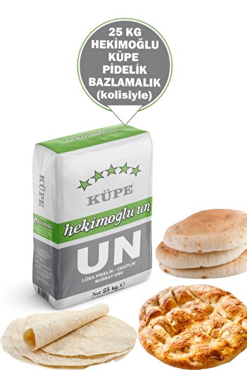 HEKİMOĞLU UN Hekimoğlu Küpe Pidelik Un 25 Kg. - Kolisiyle