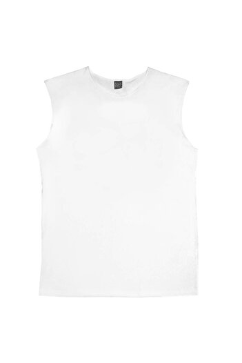 ROCKANDROLL Απλό, μη εκτυπωμένο Basic White Cut μανίκι |   Αμάνικο μπλουζάκι |   Αθλητής