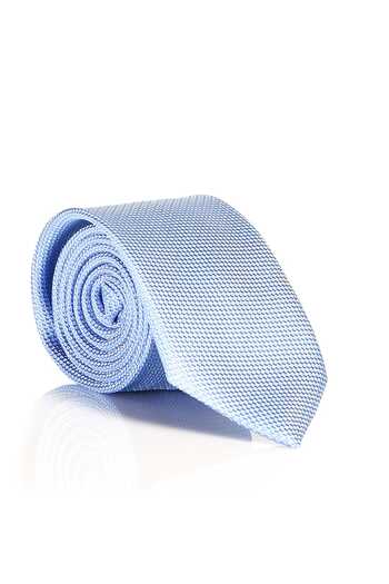 Gaffy Відкритий блакитний Slim Fit однотонний тканий краватка // Ddk-10