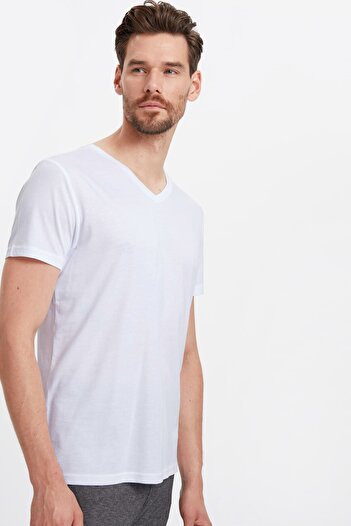 LC Waikiki Men's White Undershirt