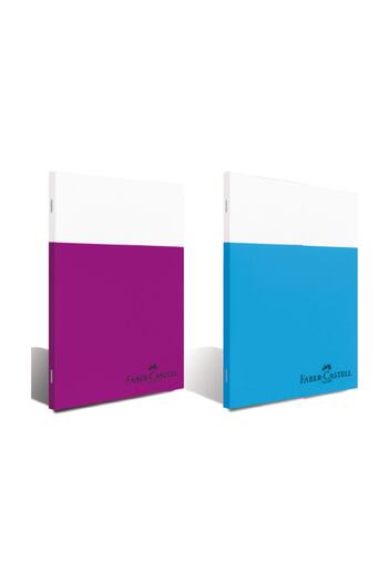 Faber Castell Copertă din plastic Faber-Castell Caiet cu cusături inteligente în carouri 40 de coli în culori asortate A4 5075000164