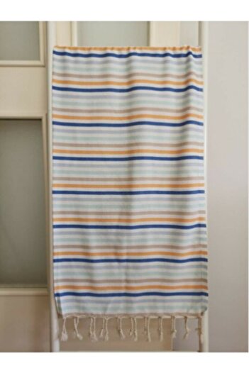 Melis Home Peshtemal, Prosop de baie, Prosop de plajă, 100% Bumbac Zebra Colorful Blue