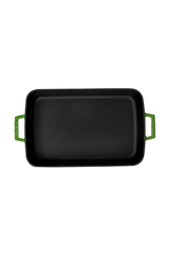Lava Cast Iron Tray Rectangular 26x40 Green