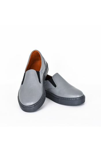 NOOSY Genuine Leather Gray Women's Sneakers