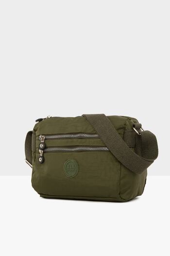 Bagmori Khaki Women's Multi-Pocket Parachute Mini Bag M000004036