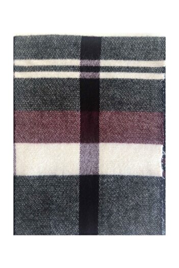 Makro Optik Burgundy Smoked Thick Scarf