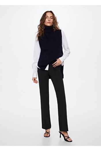 MANGO Woman Straight Cut Trousers