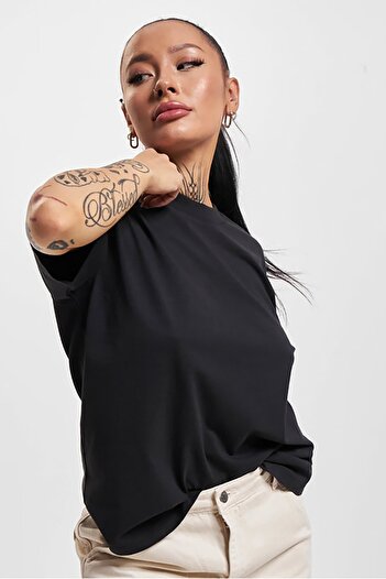 ONLY Μπλουζάκι Onllaura Black Crew Neck - 100% βαμβάκι 15299418