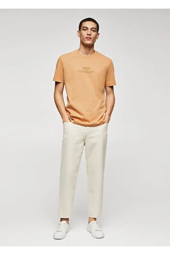MANGO Man Μπλουζάκι 100% βαμβακερό Relaxed Fit