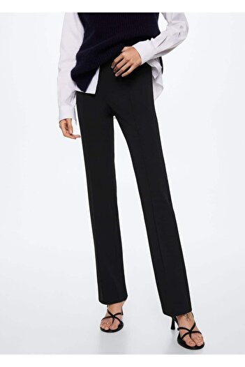 MANGO Woman Straight Cut Trousers