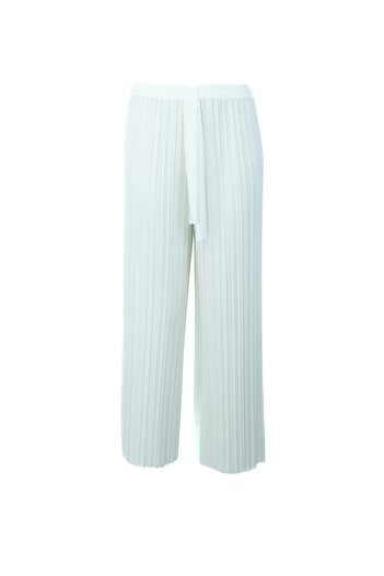 Oppland Women's Boutique Trousers Skirt Pleated Front Piece Fabric Detailed Comfortable Cut Lycra Sandy Fabric