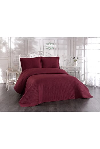 by ballı biocotton Flush Ultrasonic Double Bedspread Set (240x260, 50x70)
