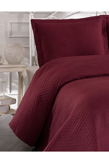 by ballı biocotton Flush Ultrasonic Double Bedspread Set (240x260, 50x70)
