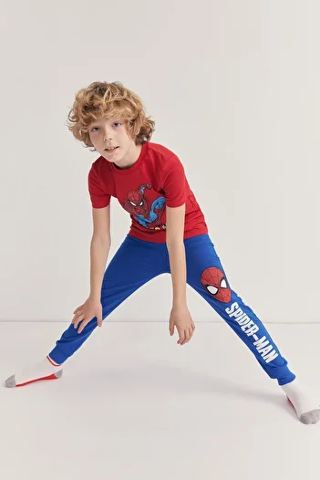 DeFacto Boy's Marvel Spiderman Short Sleeve Pajama Set
