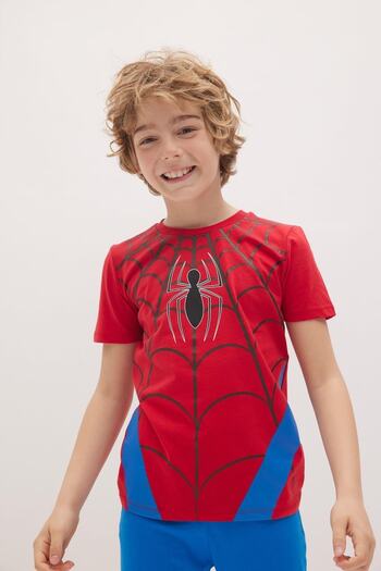 DeFacto Erkek Çocuk Marvel Spiderman Kısa Kollu Pijama Takım