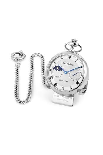 Pacomarine Pacomarine Pm.Pockhet.S1 Pacomarine Nostalgic Chain Link Pocket Watch Special Design