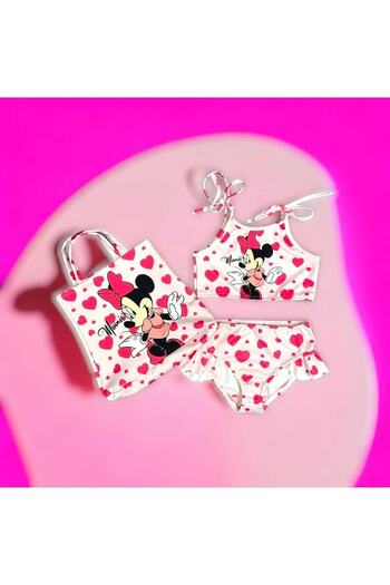 BEBEĞİME ÇORAP LOL Character Bag Accessory Bikini Set for Baby Girl