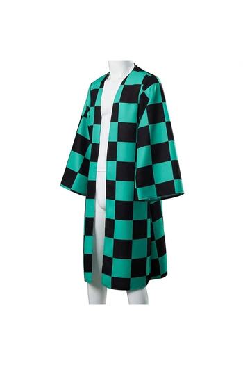 Köstebek Anime Demon Slayer: Kimetsu No Yaiba Tanjiro Unisex Kimono