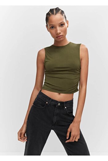 MANGO Woman Ruffle Detailed Blouse