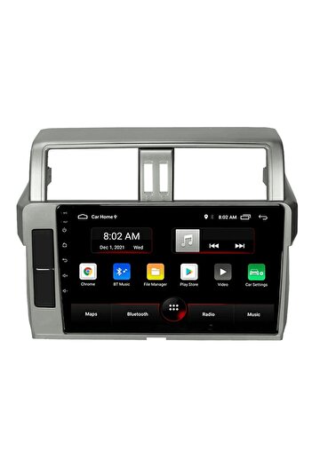 EXVOL TOYOTA PRADO 2014-2017 ANDROID MULTIMEDIA CARPLAY 9 INCH HD IPS SCREEN 2GB/32GB WITH CAMERA GIFT