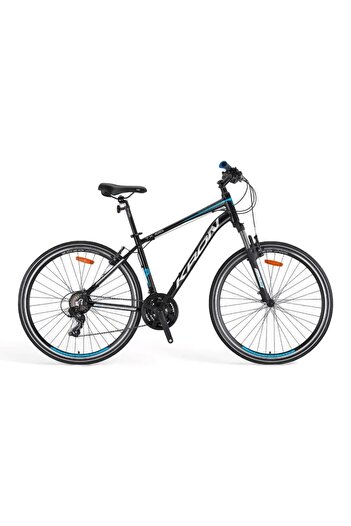 Kron Tx 100 - 28" Trekking - 20 21 Vites [hidrolik Diskli Modeldir] — Mavi-turuncu/siyah