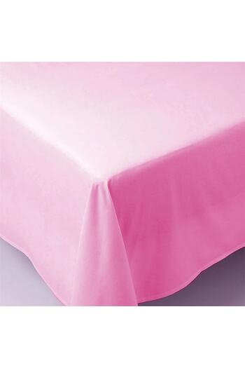 Valezium Double Flat Elasticless Cotton Fabric Bed Sheet