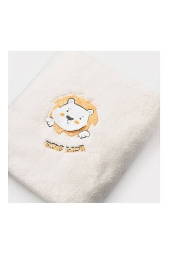 Biorganic Welsoft King Lion Blanket - Ecru 90X100 cm