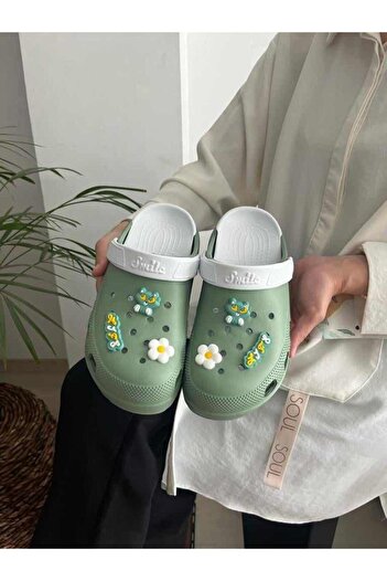Behtah Kundura Full Orthopedic Padding Heel Removable Insole Nurse Doctor Beach Slippers Cross All Ornaments