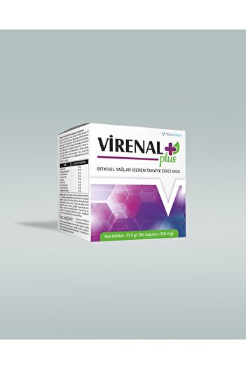 Tedafarma Virenal Plus 90 Soft Gel Capsule - Food Supplement Containing Vegetable Oils