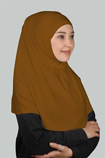 Altobeh Set of Two Practical Scarf Ready Turban and Hijab Hijab Cap (XL) - Tan