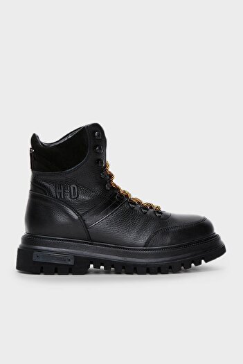 Harley Davidson Logo Δερμάτινα Laced Stein Boots Ανδρικά ΜΠΟΤΑΚΙΑ 021M 100564