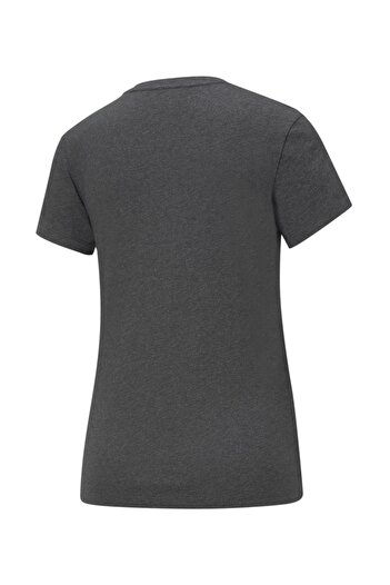 Puma Ess Logo Tee - Γκρι γυναικείο T-Shirt