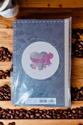 SEYFİKİRTASİYE 12.5x19.5 CM 112 PAGE STRIPED SCENTED NOTEBOOK CARTON COVER CREAM COLOR PAPER