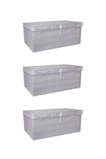 ALAS Mega Plus 3-Piece Box Set - 70X40X30 Cm, Multi-Purpose