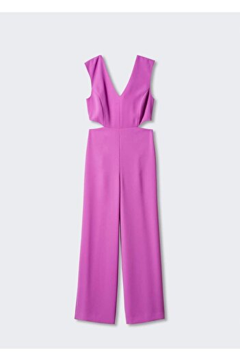 MANGO Woman Cut Out Detaylı Uzun Tulum